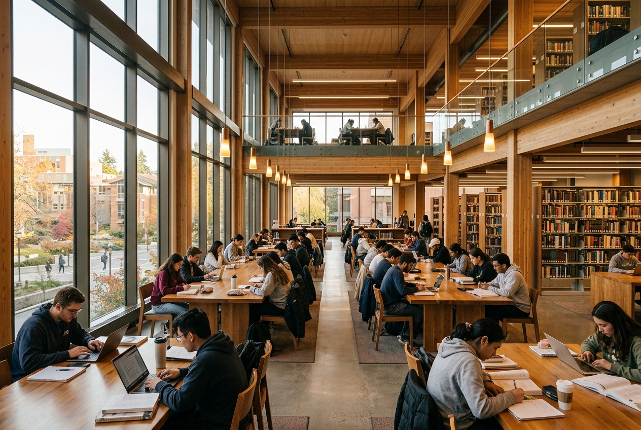 Libraries that stay open as late as you do