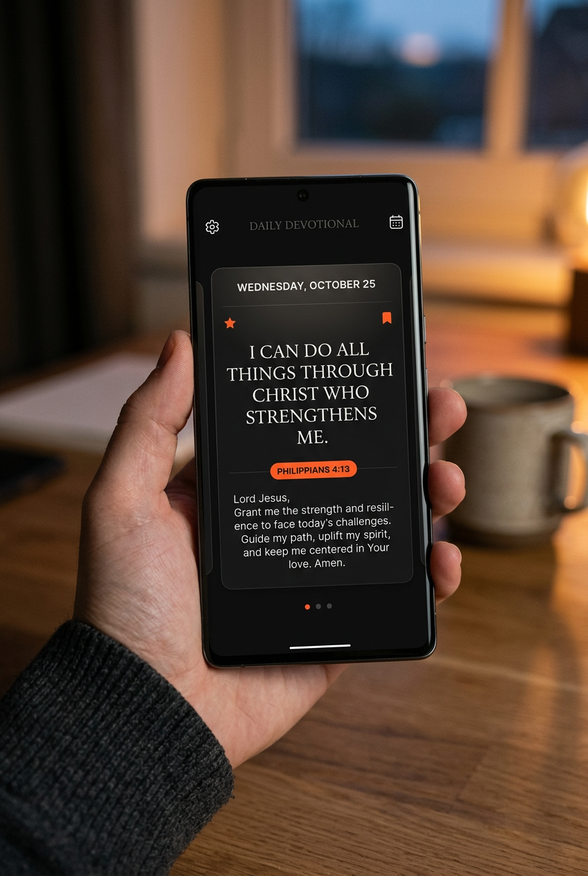 UnloadDaily Scripture screen