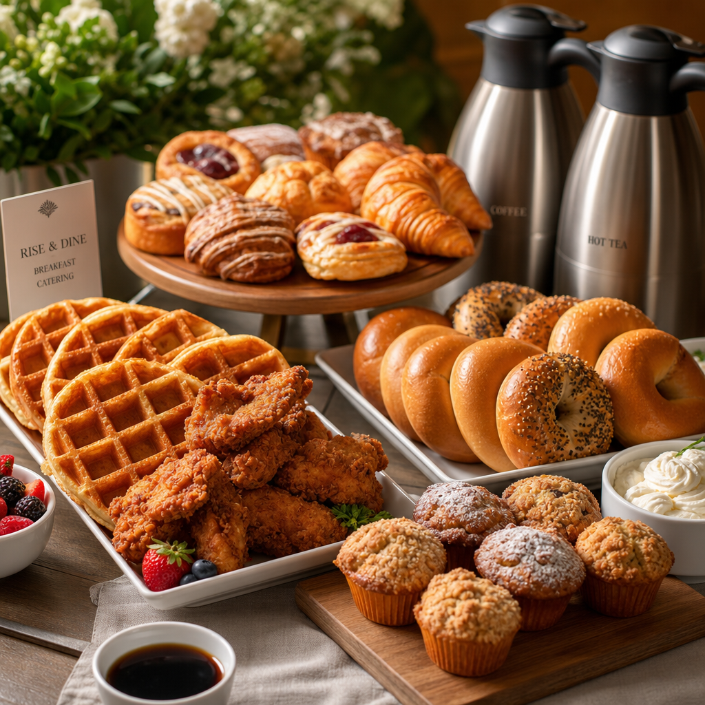 Breakfast & Brunch Package — catering food spread