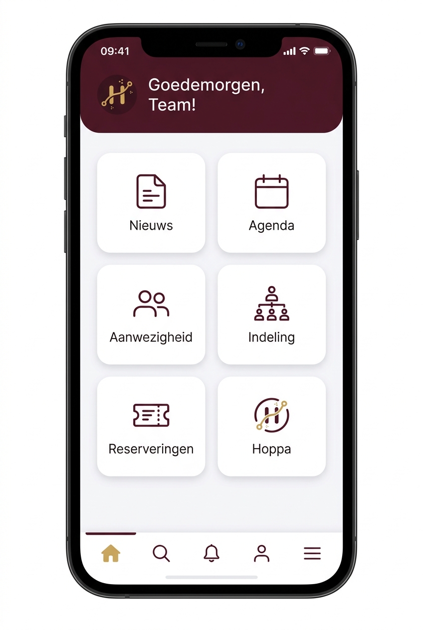App · alles voor het lid in één tik