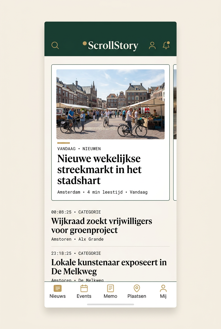 ScrollStory mobiele app