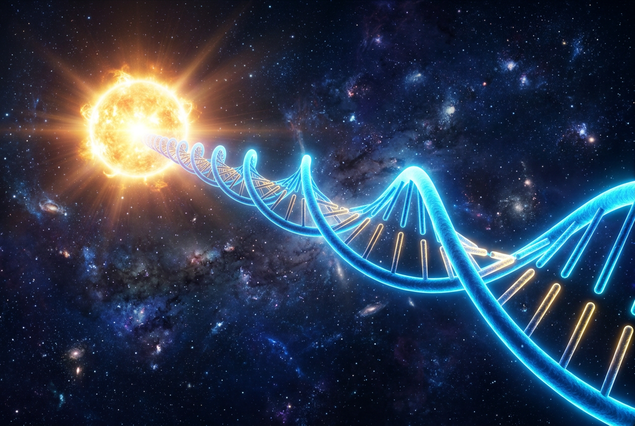 DNA z jednej twojej komórki, rozwinięte, ma 2 metry