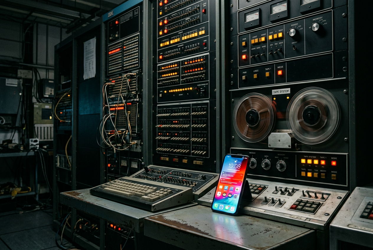 Twój telefon jest milion razy mocniejszy od komputera z lądowania na Księżycu