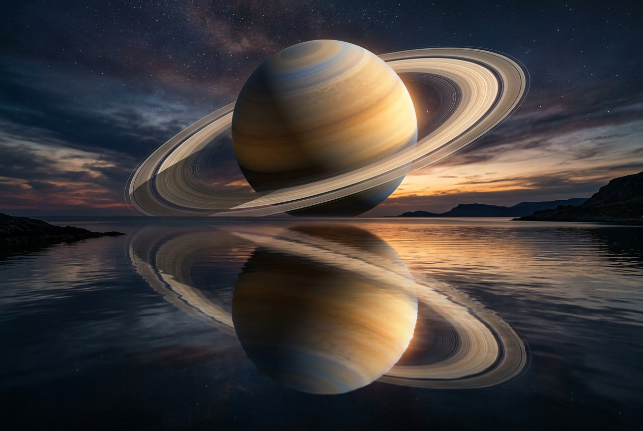 Saturn jest tak lekki, że pływałby w wodzie