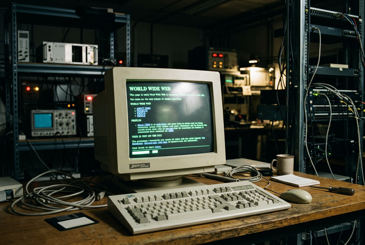 Pierwsza strona internetu z 1991 roku wciąż działa