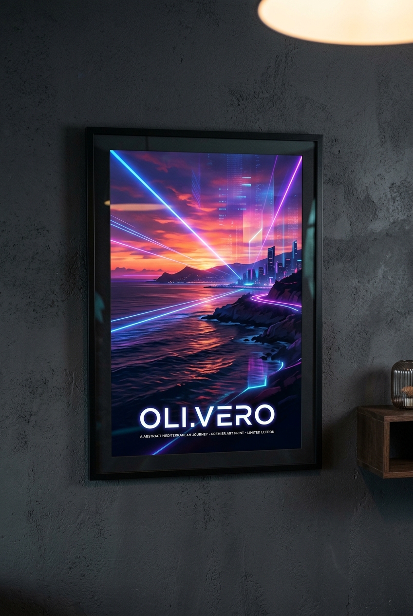 Poster Sunset Lasers