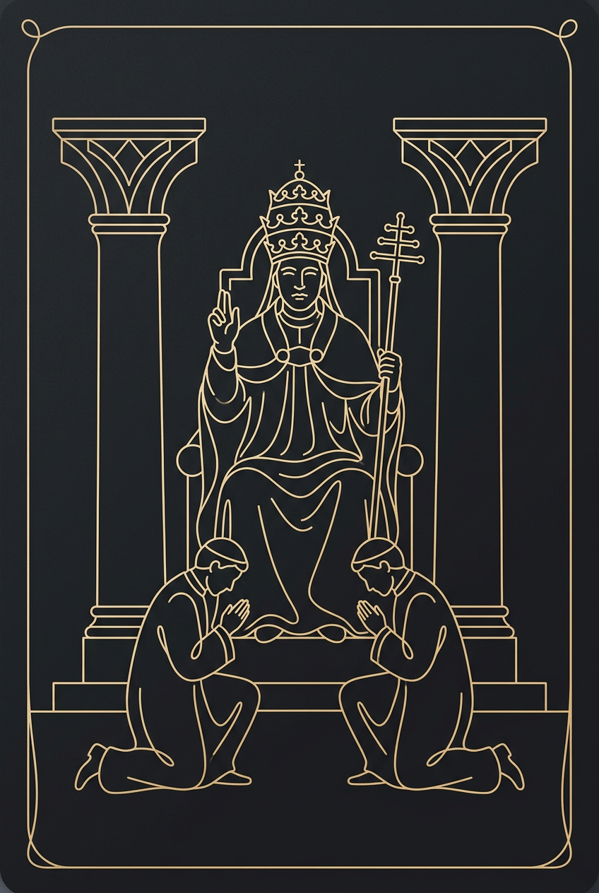 Le Pape, Tarot de Marseille