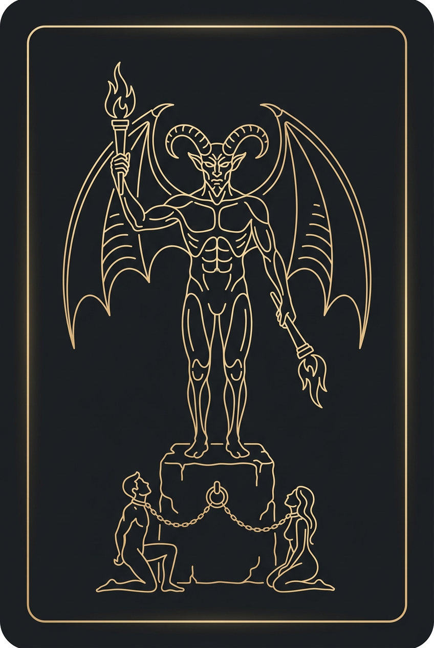 Le Diable, Tarot de Marseille