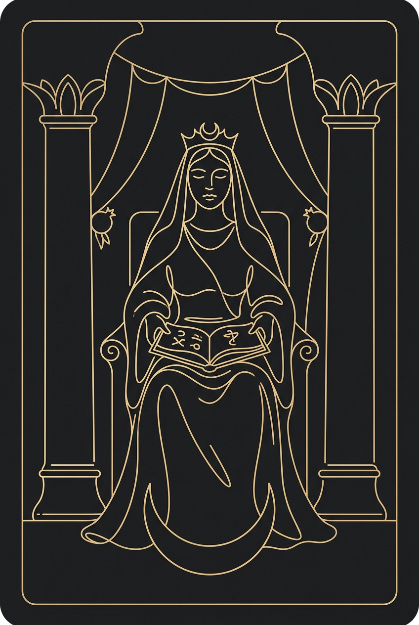 La Papesse, Tarot de Marseille
