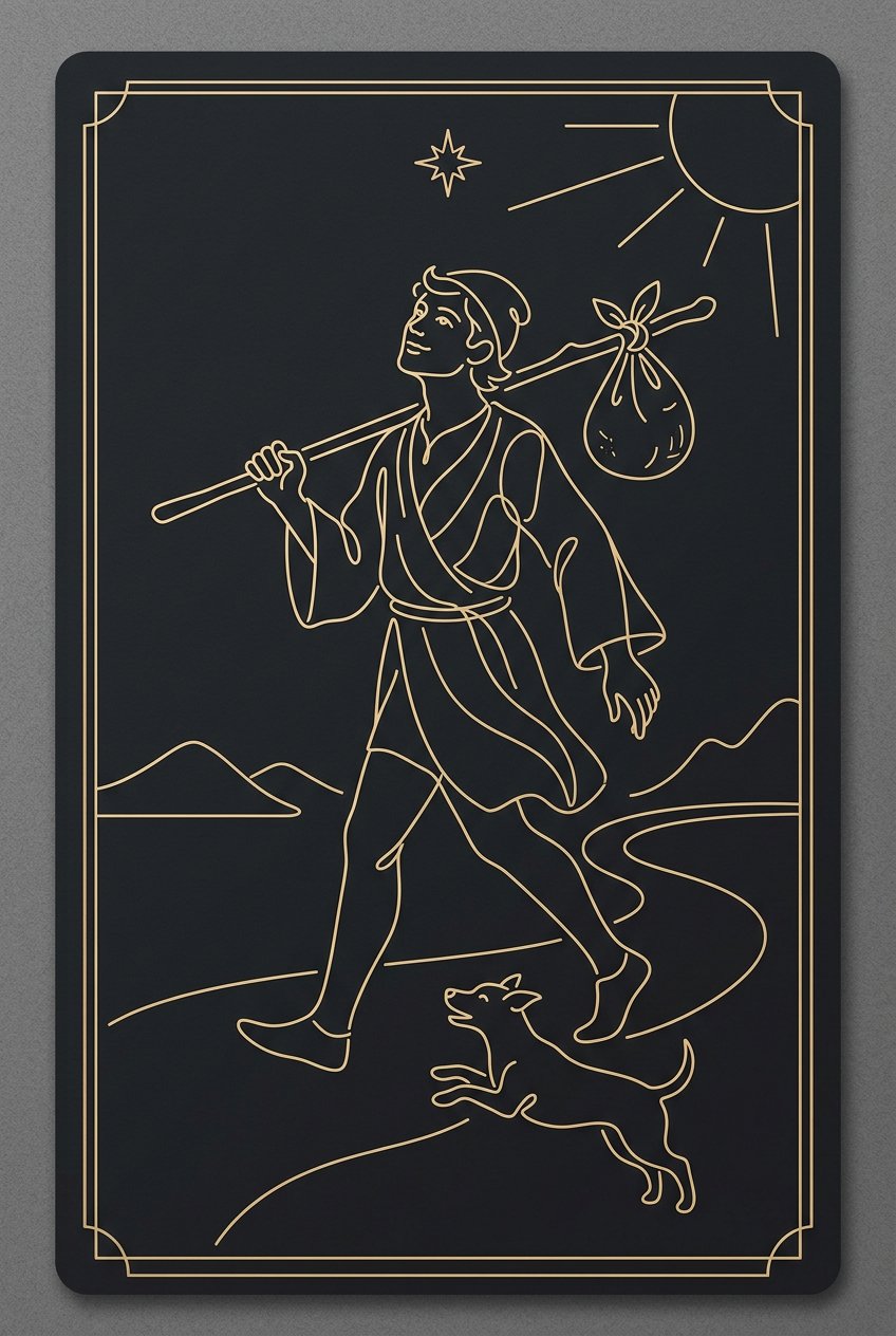 Le Mat, Tarot de Marseille