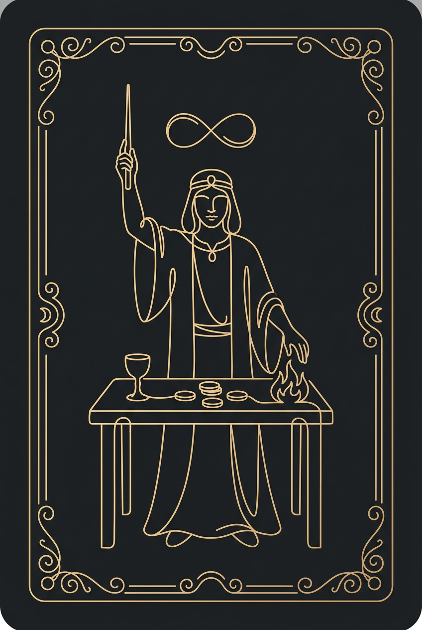 Le Bateleur, Tarot de Marseille