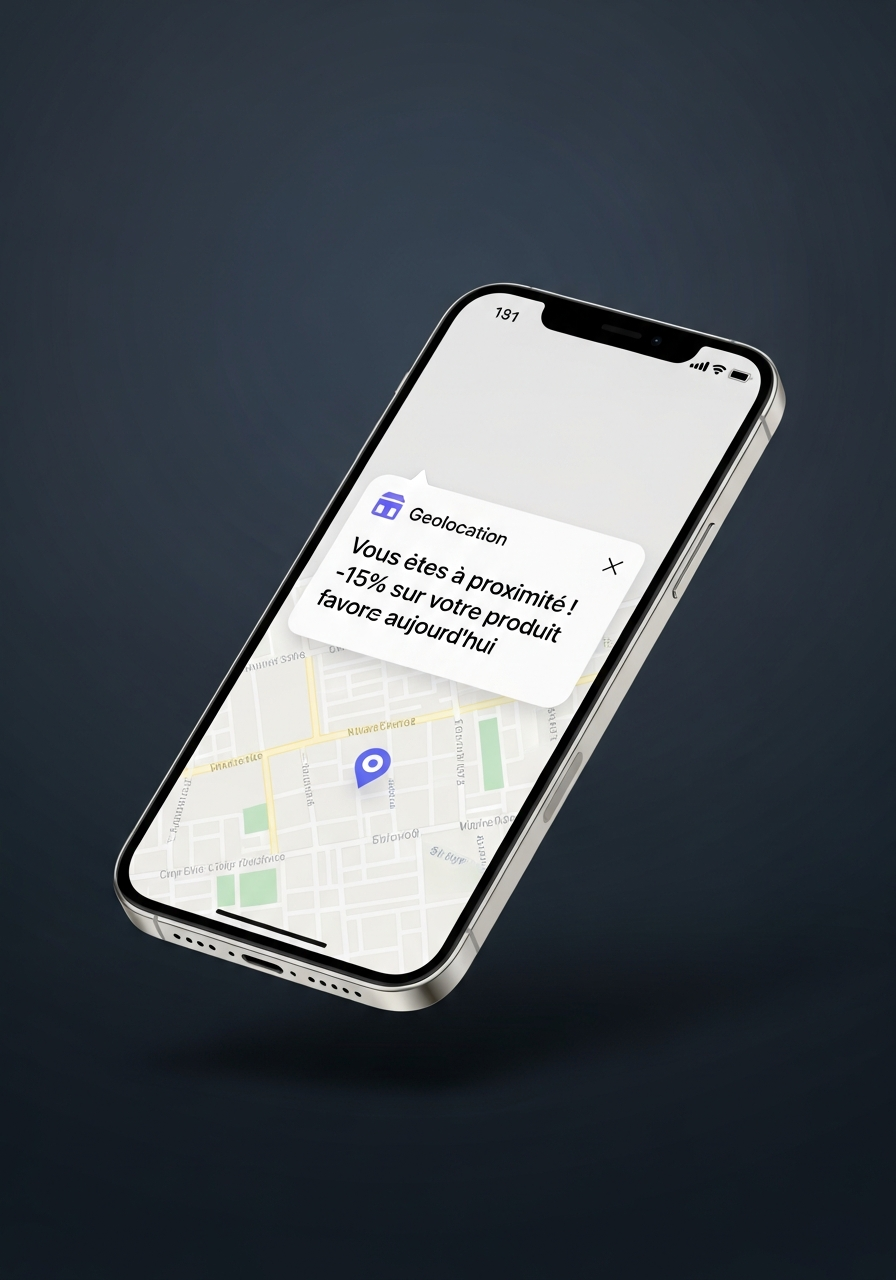 Notifications géolocalisées