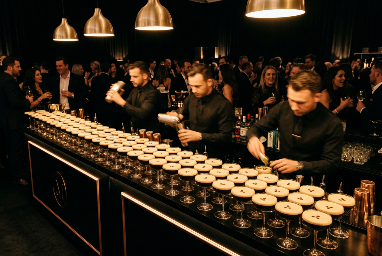 High volume beverage service
