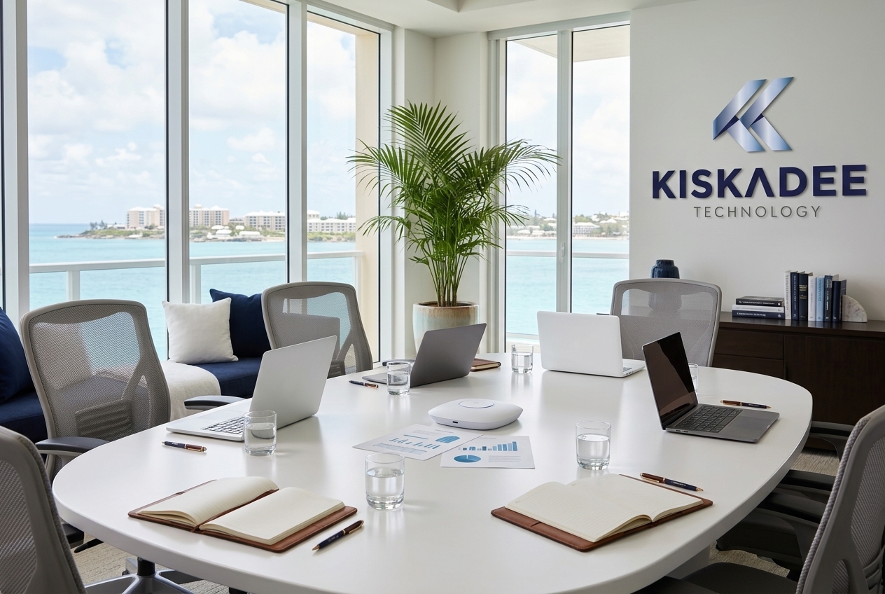 Clean Kiskadee meeting room and conference table