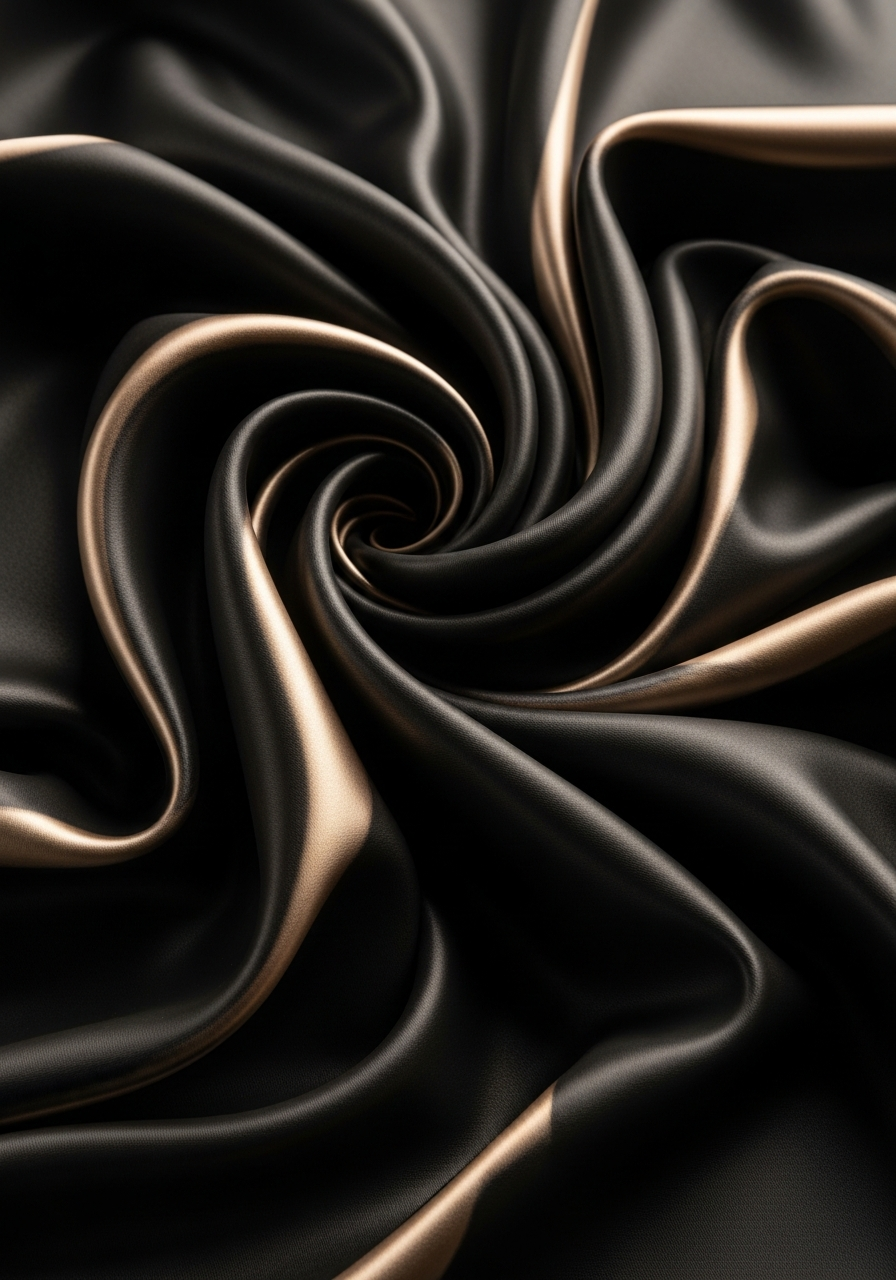 Abstract dark silk