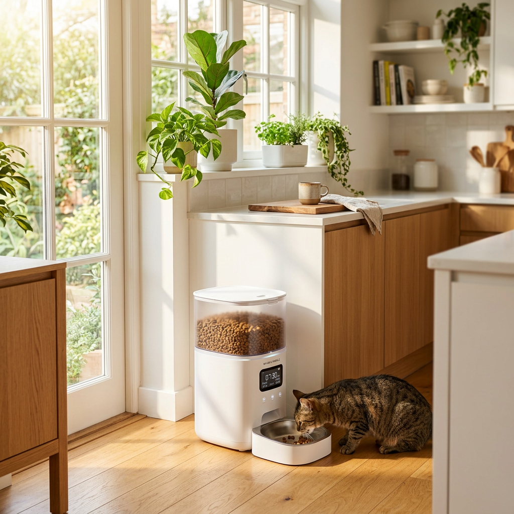 Slimme WiFi-voerbak voor katten