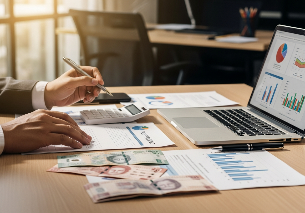 Financial planning workspace