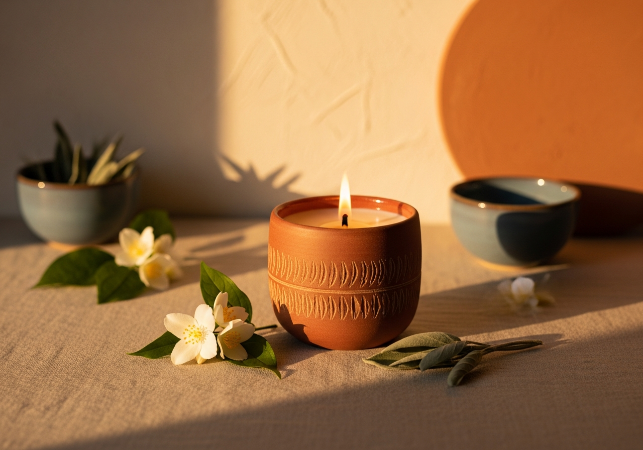 The Calm Flame Candle