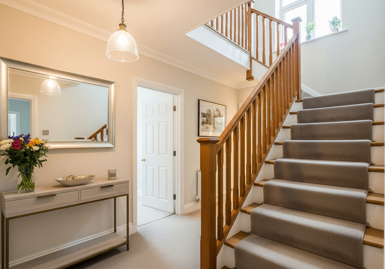 Hallway & Stairs - After