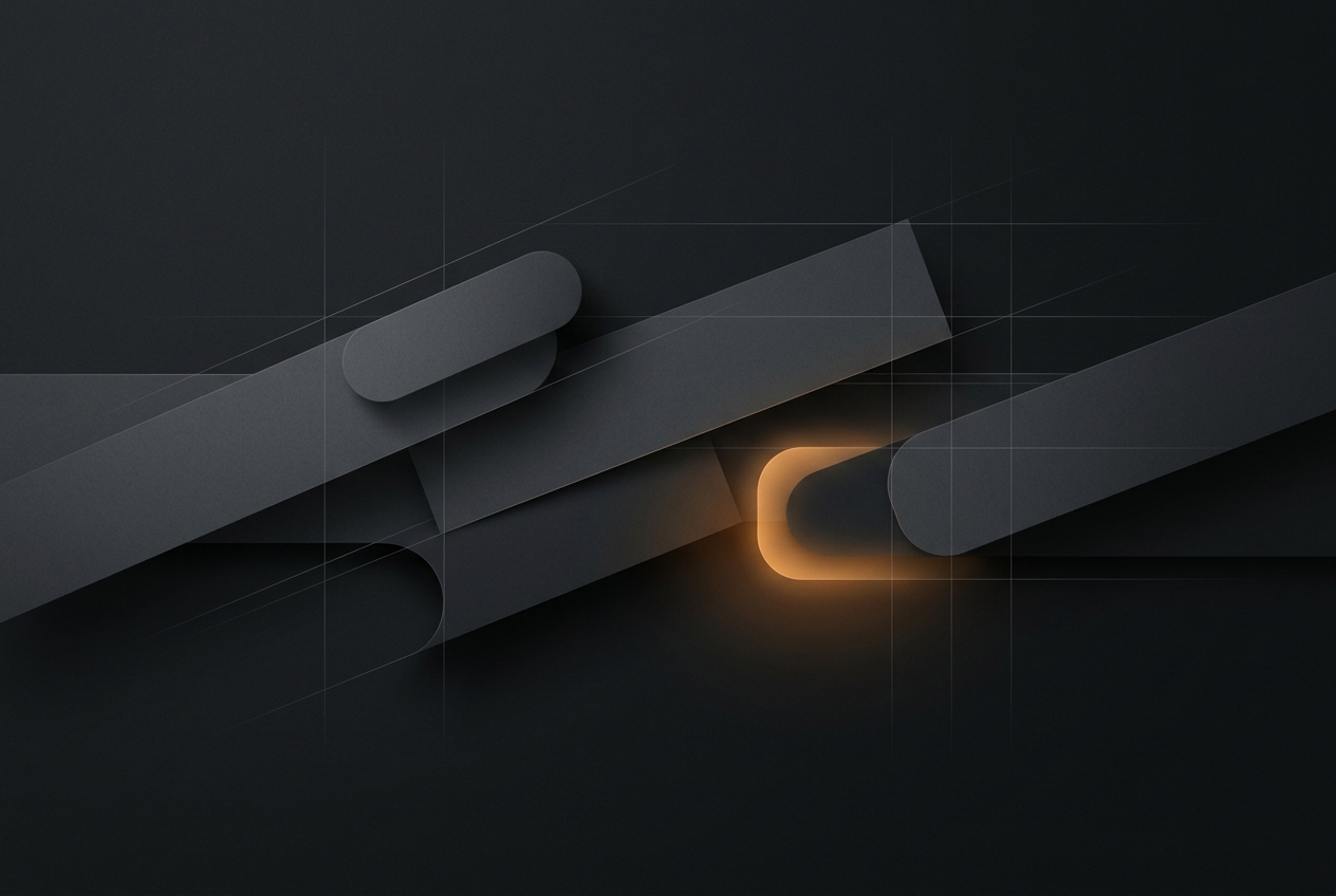 Abstract editorial composition