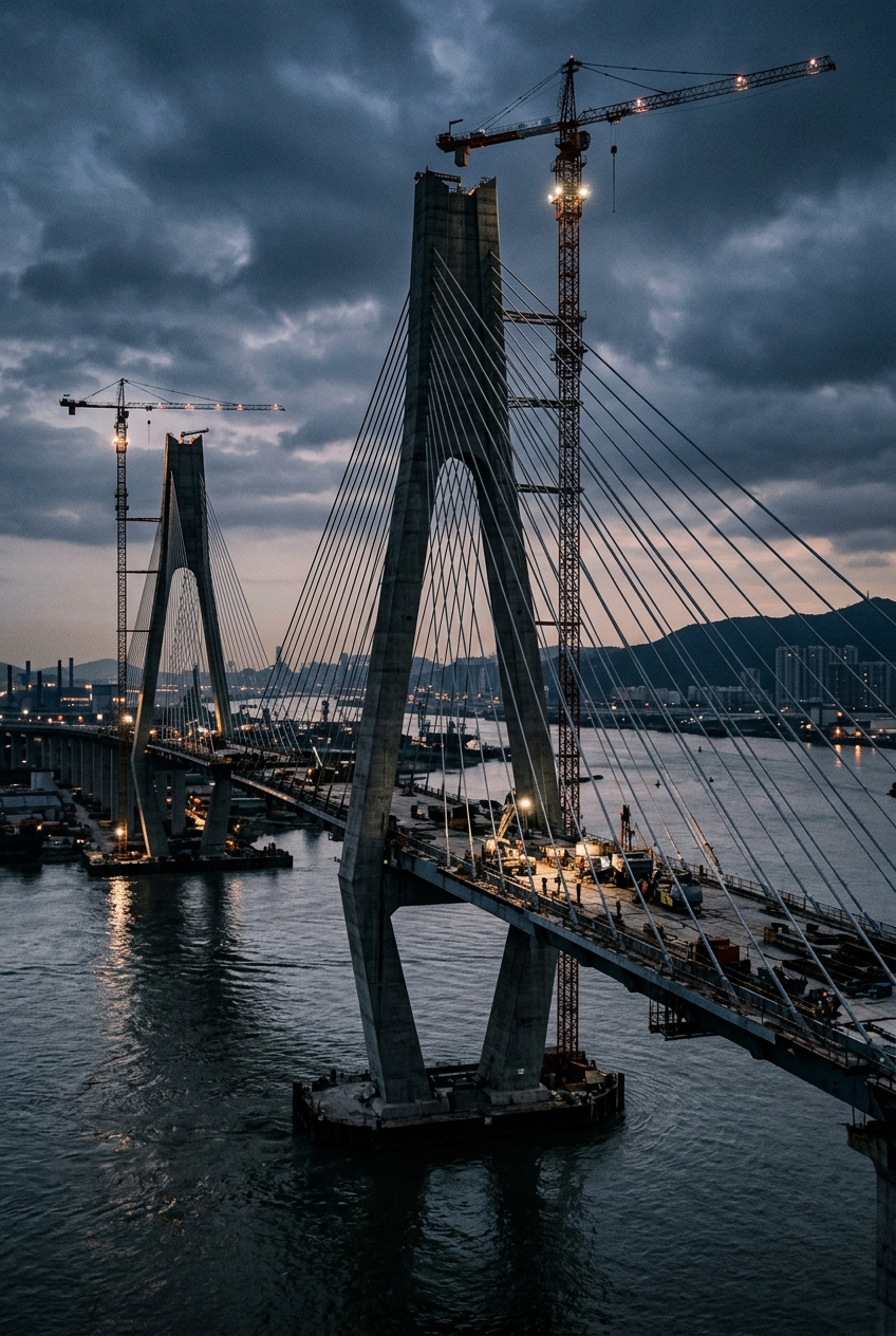 Estuary Cable-Stayed Bridge