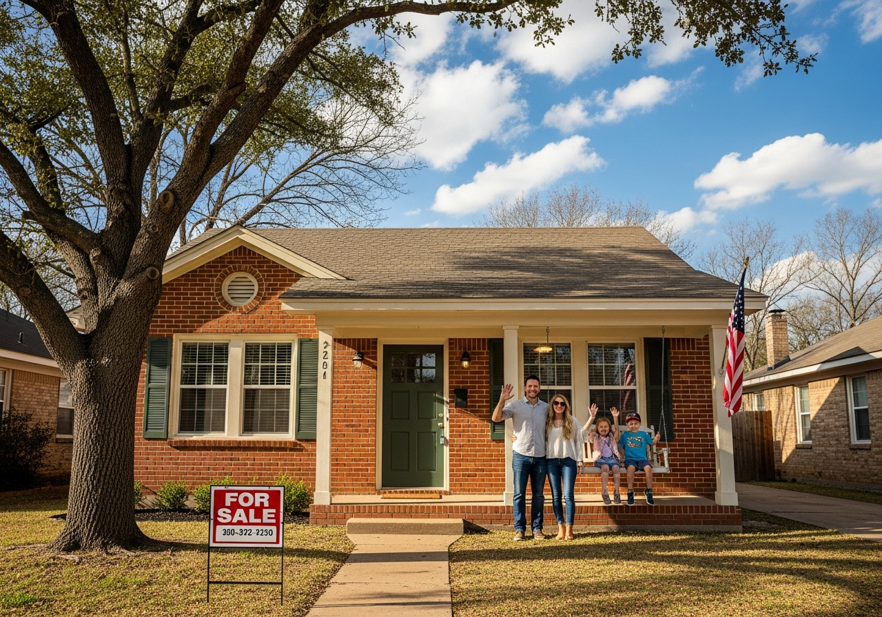 Terrell Texas 4 bedroom brick home for sale Kaufman County east of Dallas