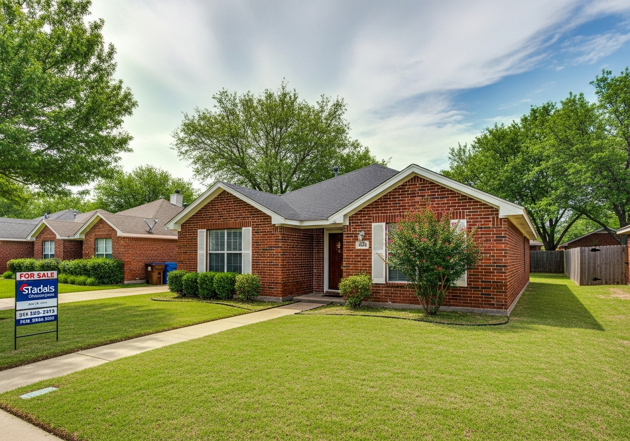 Ennis Texas 3 bedroom brick ranch home for sale Ellis County