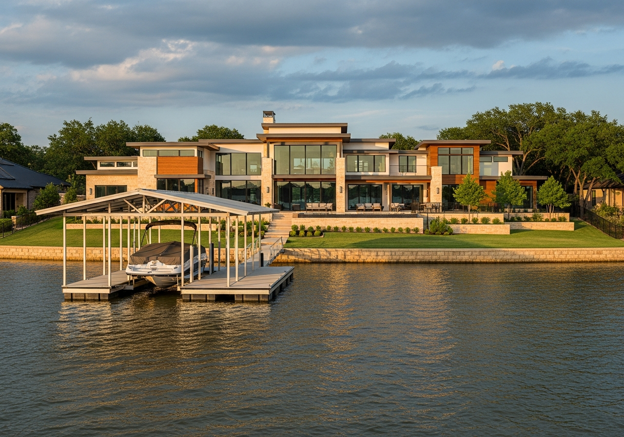 Little Elm Texas 4 bedroom lakeside home for sale Lewisville Lake
