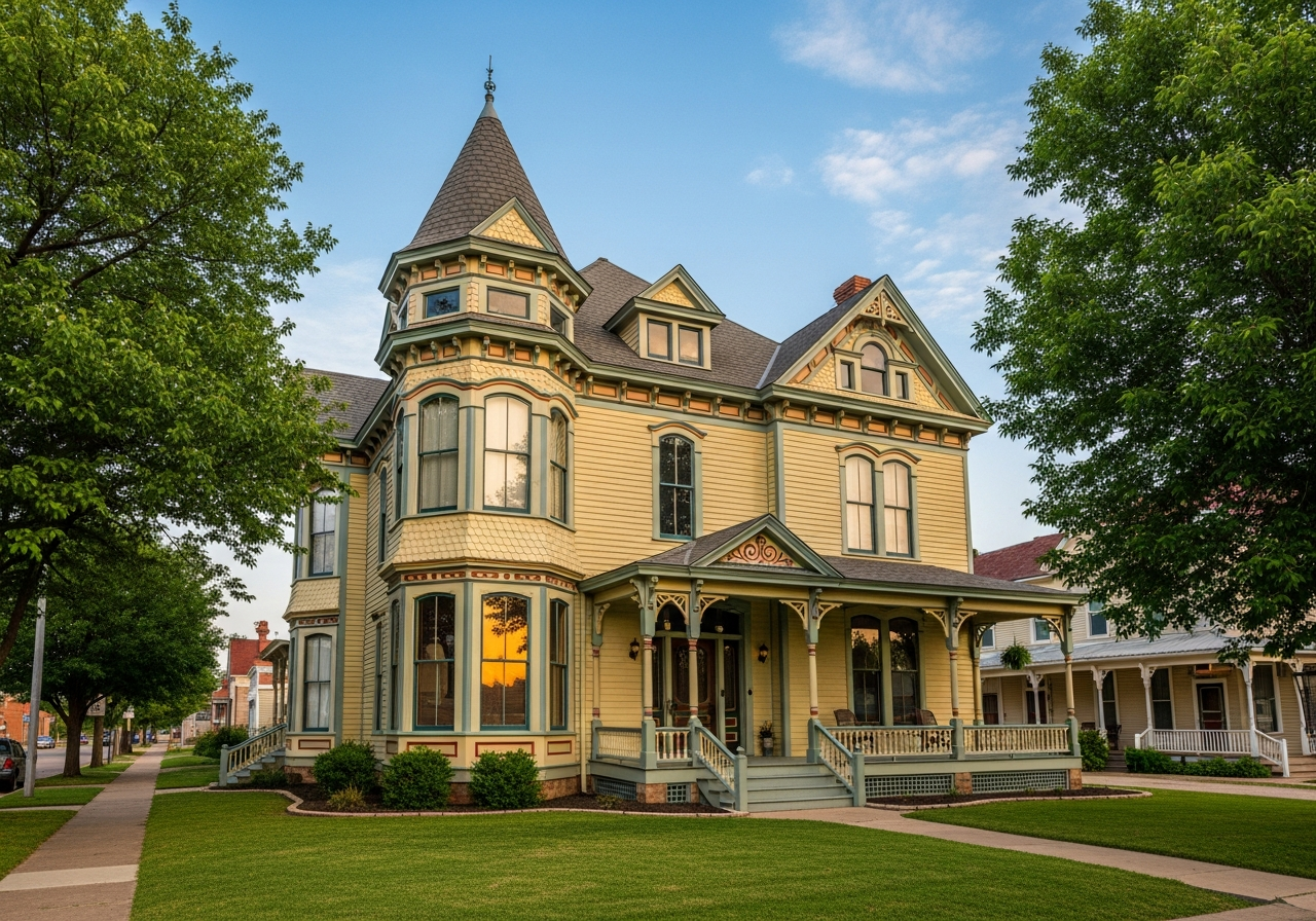 Decatur Texas 4 bedroom Victorian home for sale Wise County historic