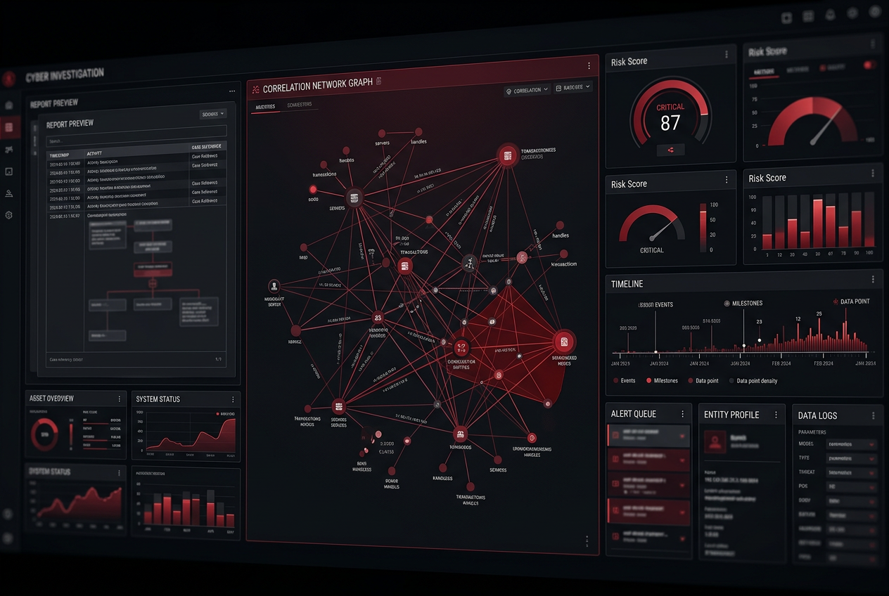 Investigation Intelligence module screenshot