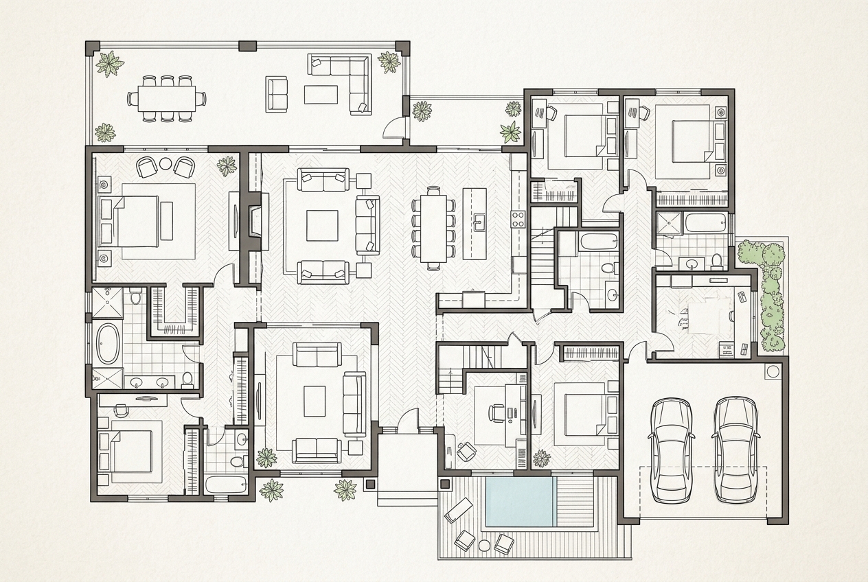 Mandalay Media 2D Floor Plans example