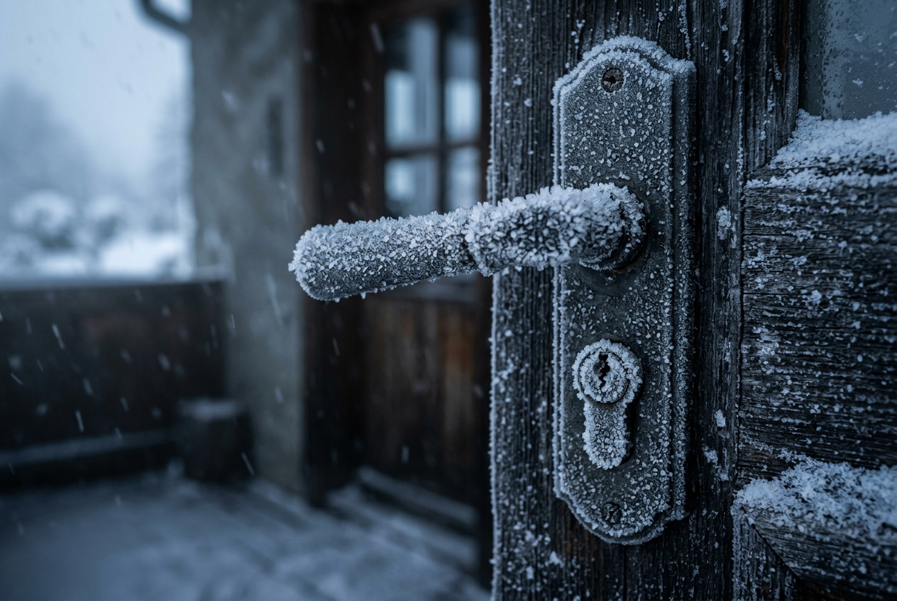 Serrure gelée ou grippée en hiver : que faire ?