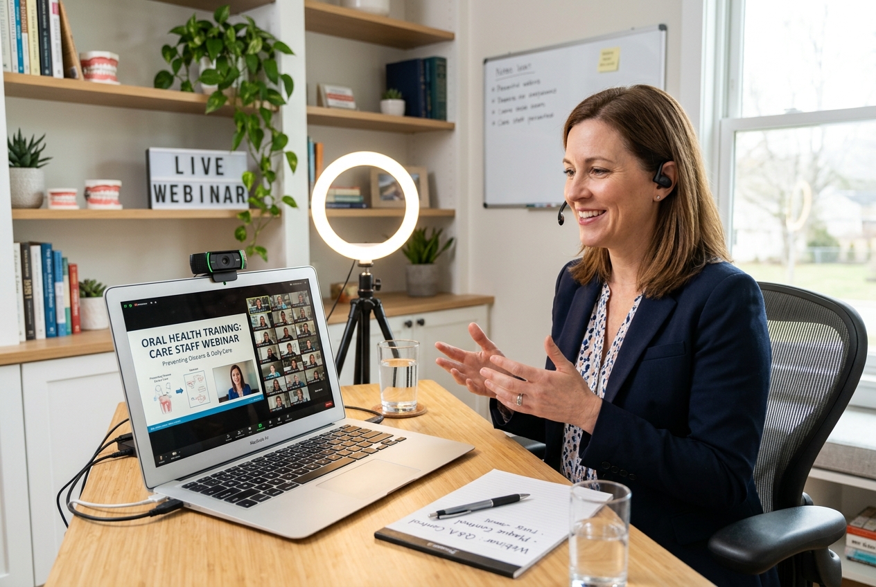 Live Oral Champion webinar session
