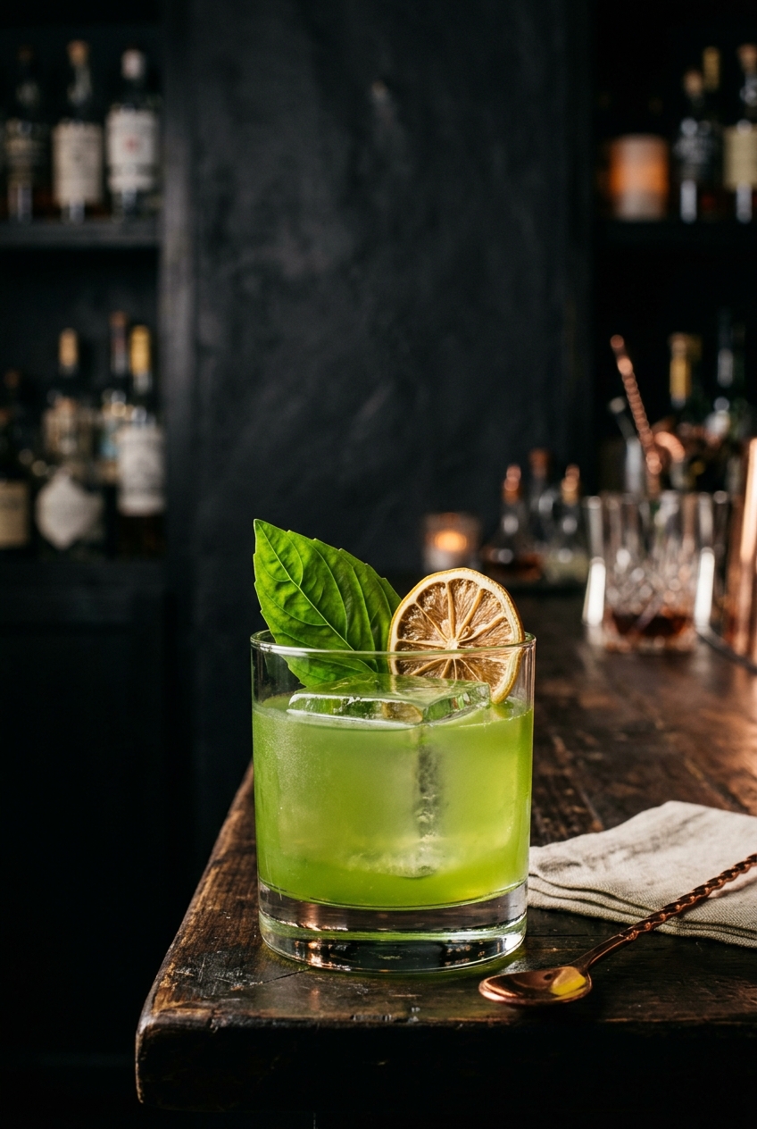 Cocktail Basil Smash