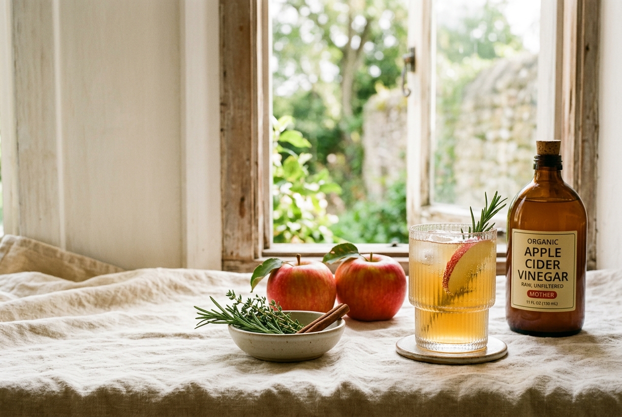 Apple cider vinegar wellness ritual