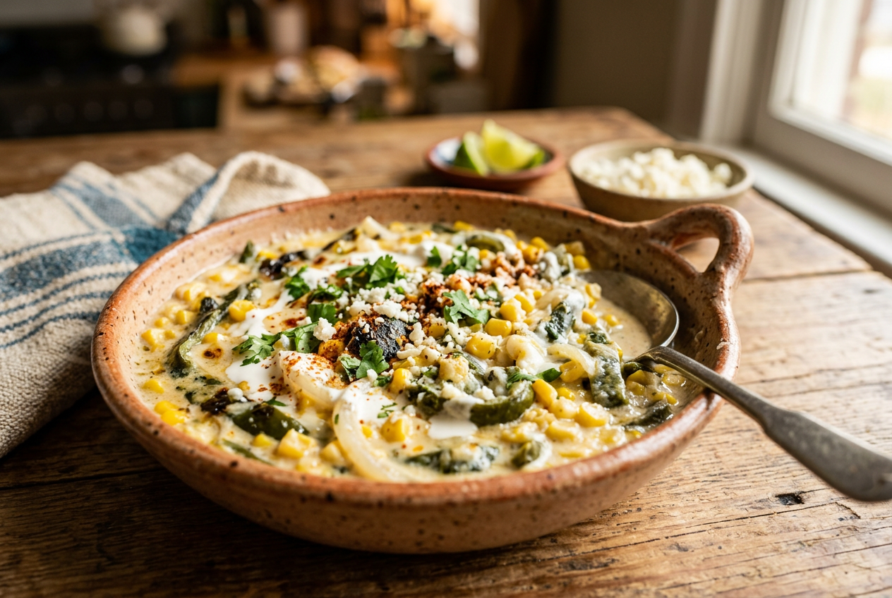 Rajas con Crema