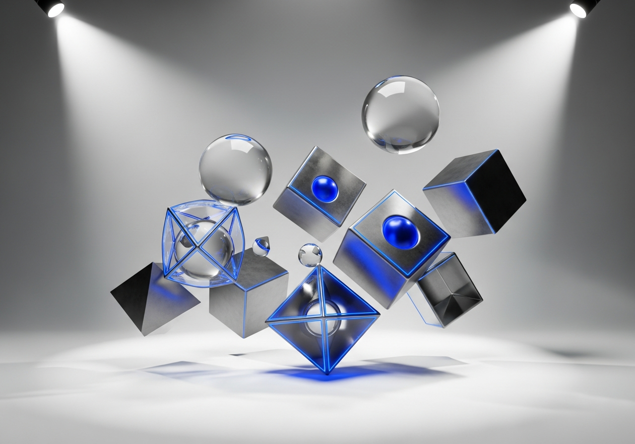 Abstract geometric shapes