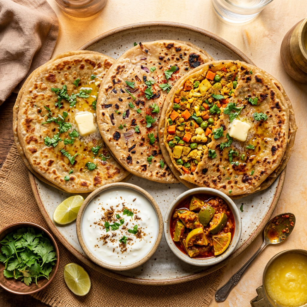 Desi Trio Paratha Combo