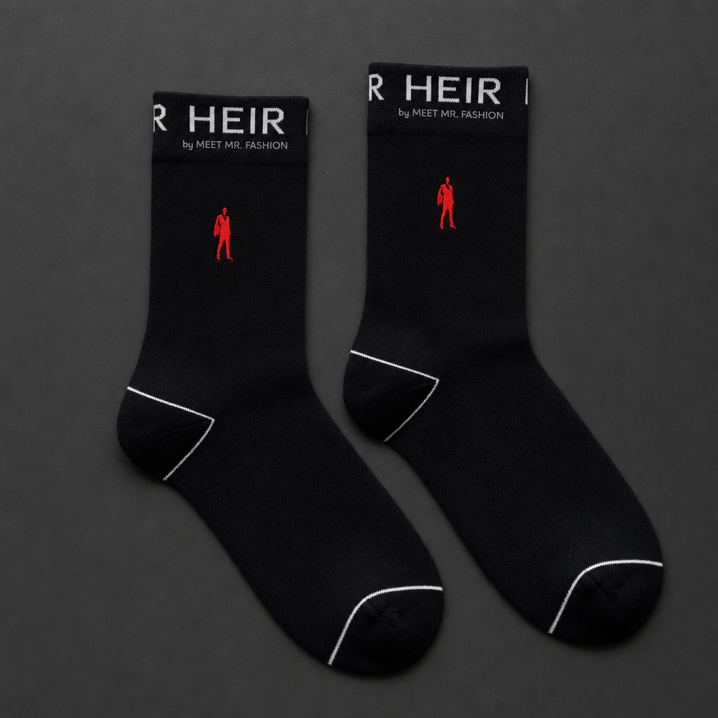 HEIR® Crew Socks in Black