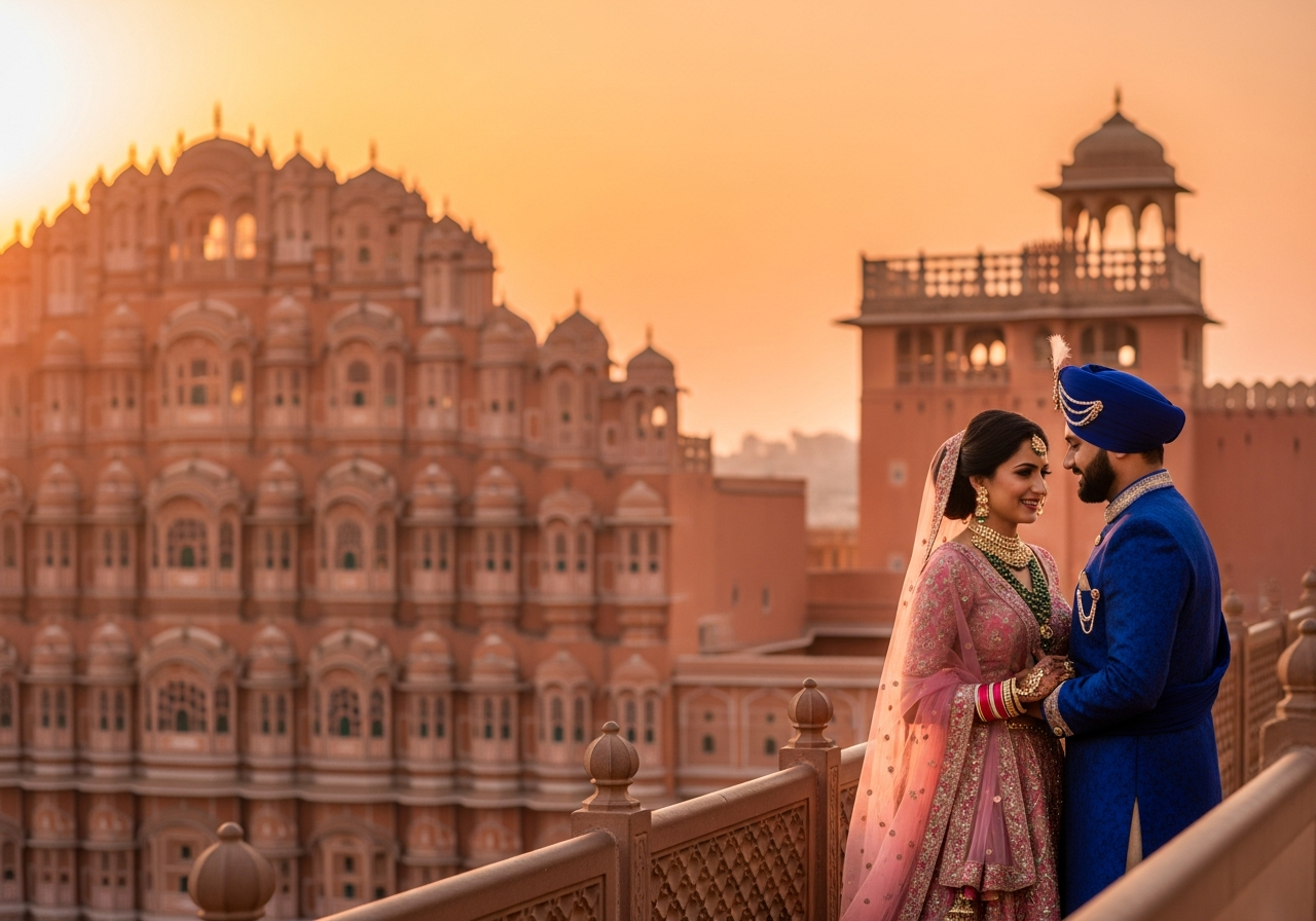 Pre-wedding photoshoot at Jaipur palace — World Through Lens