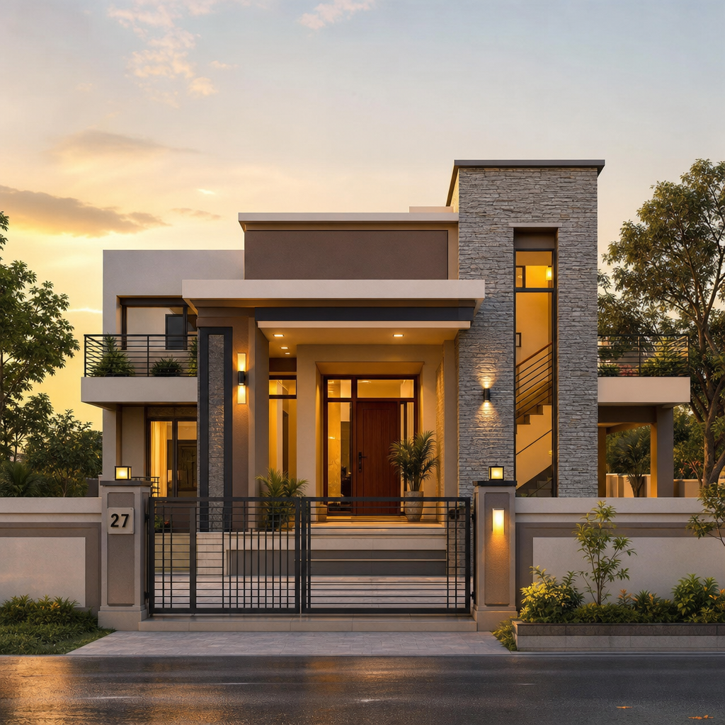 Swarna Sadan 3D render