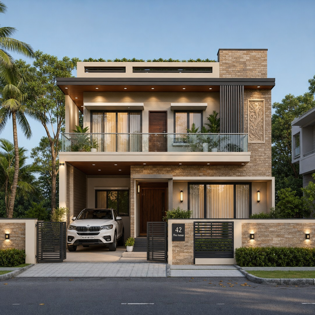 Pushpa Vihar 3D render