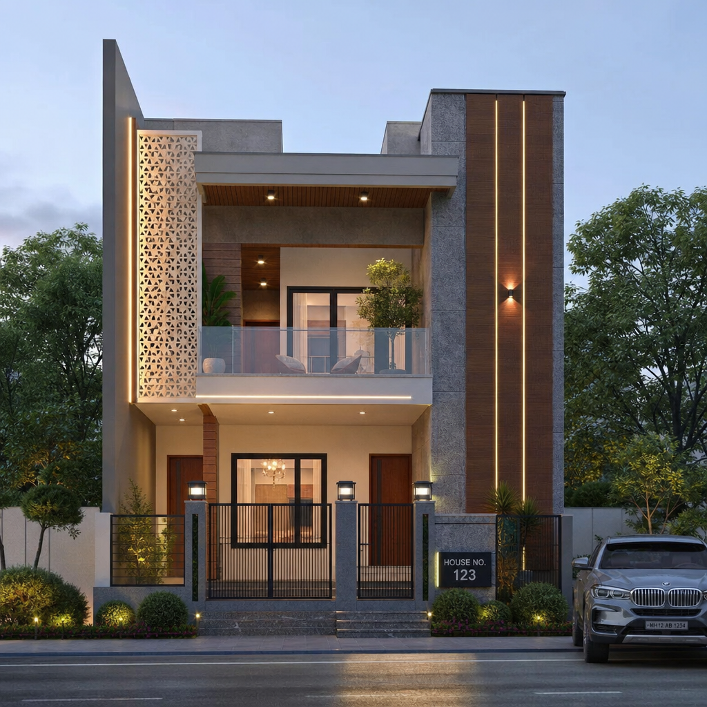 Om Residency 3D render