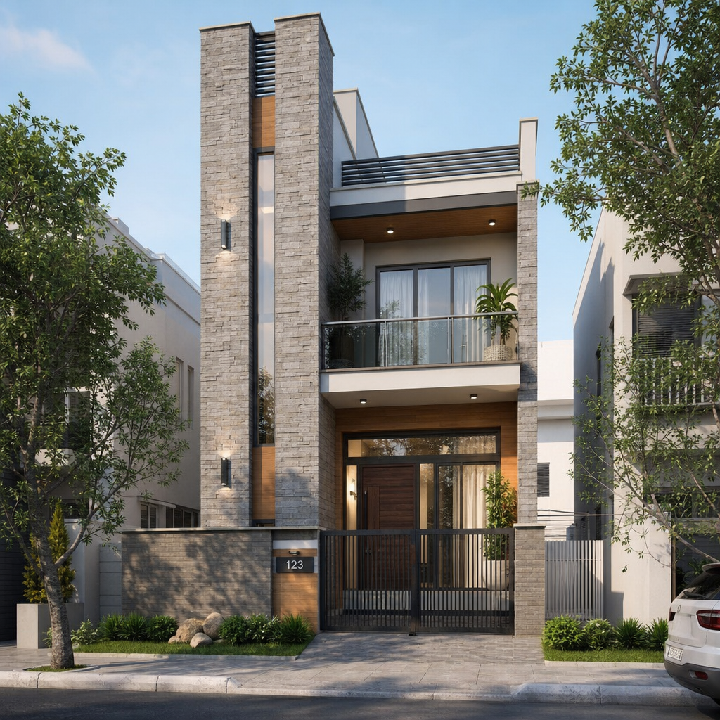 Vayu Heights 3D render