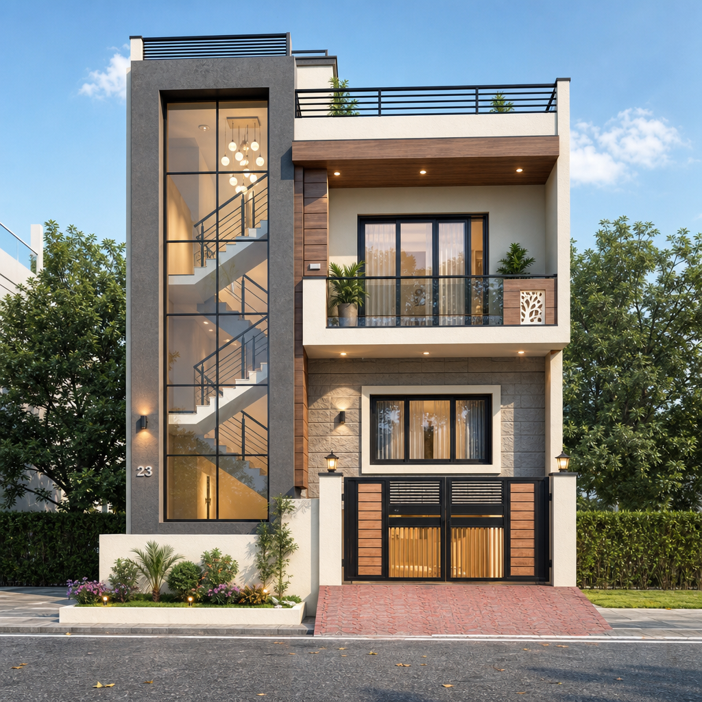 Shanti Sadan 3D render