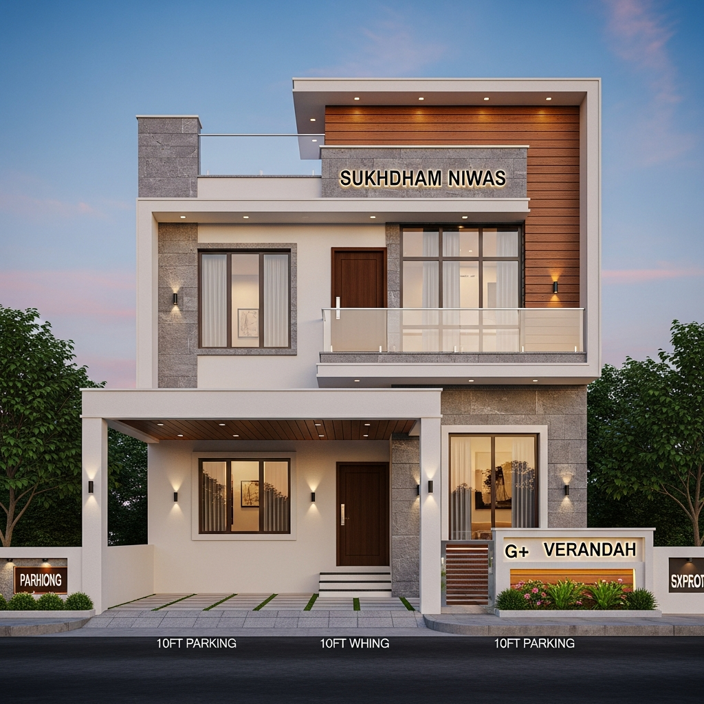 Sukhdham Niwas 3D render