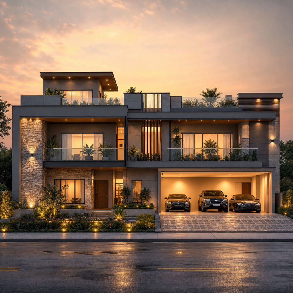 Kshiti Residency 3D render