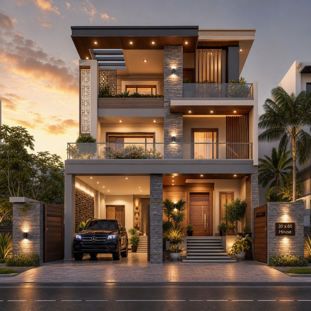 Gauri Villa 3D render