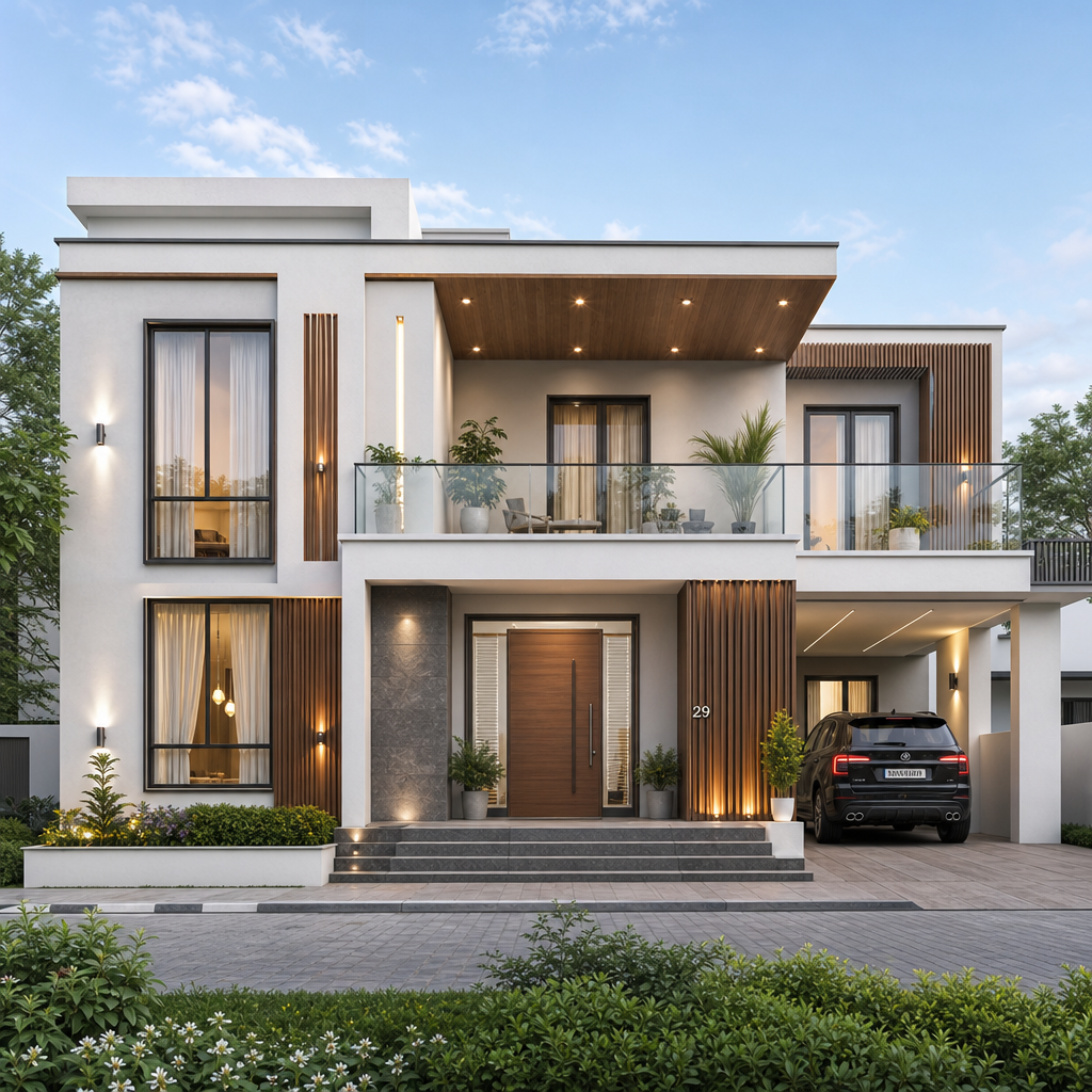 Aadarsh Niwas 3D render