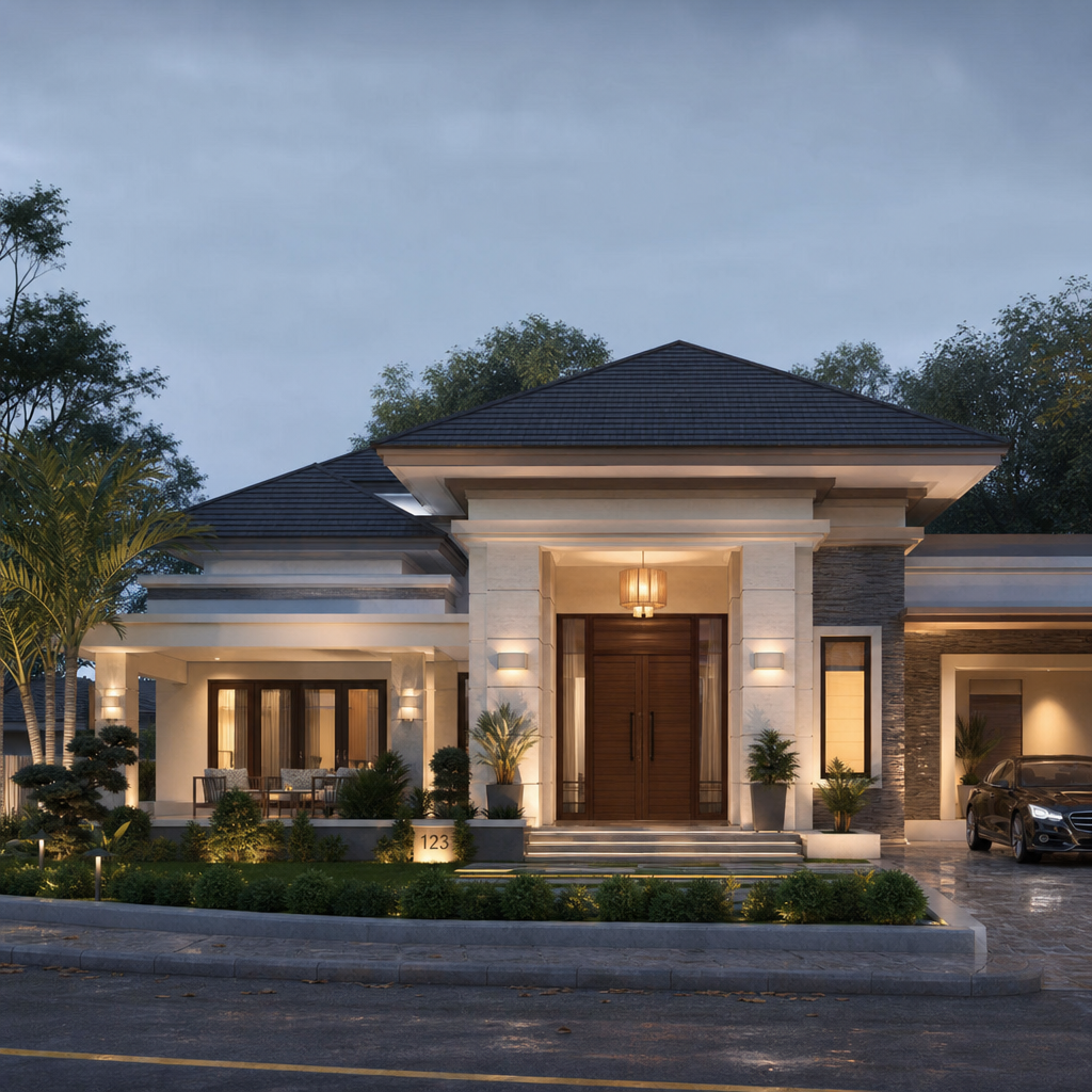 Aaradhya Villa 3D render